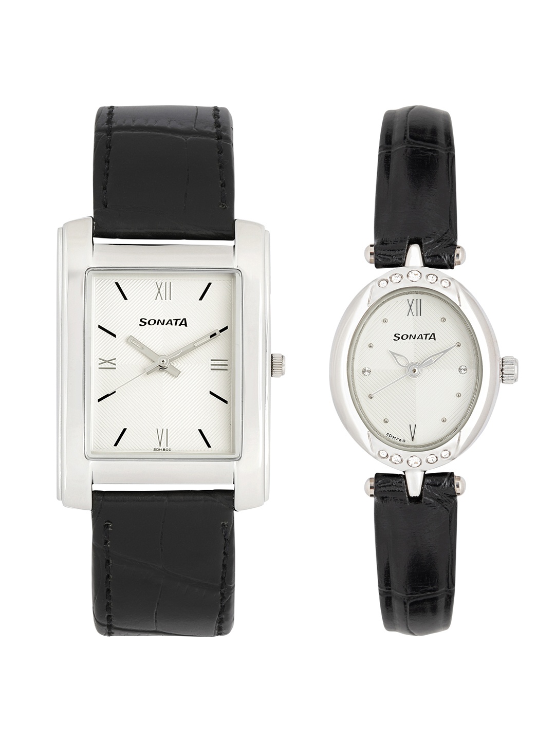 

Sonata Pair 2018 Unisex White Analogue watch NL79538118SL01
