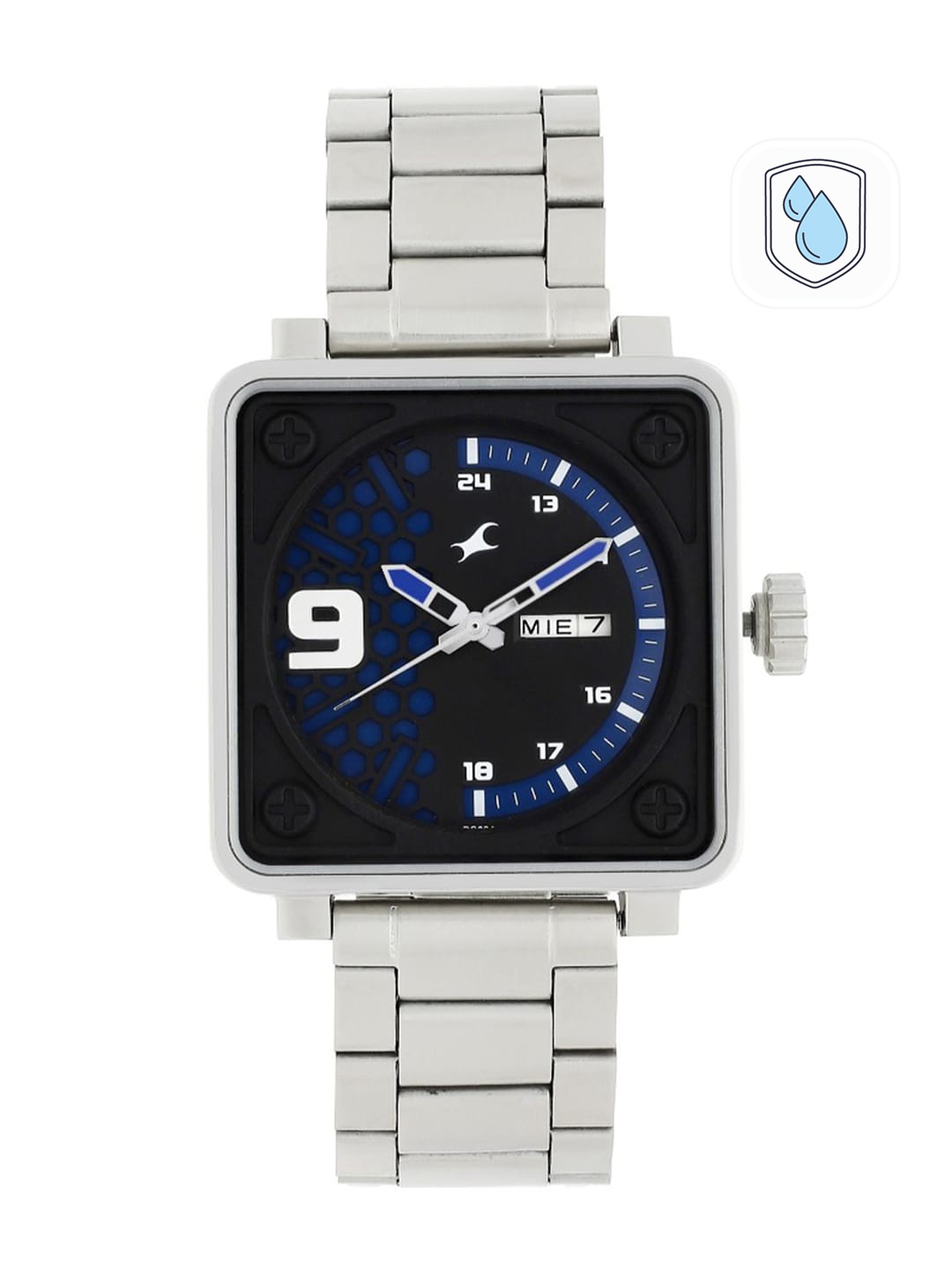 

Fastrack Men Blue Analogue Watch 3171SM01