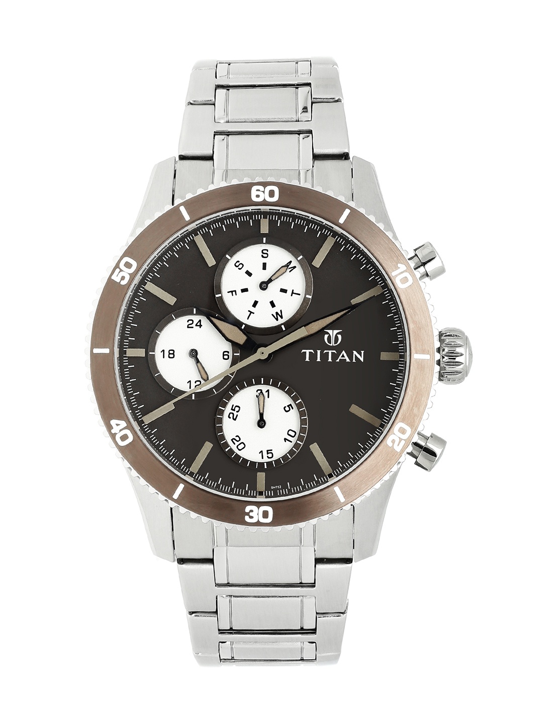 

Titan Men Brown Analogue Watch 90105KM01