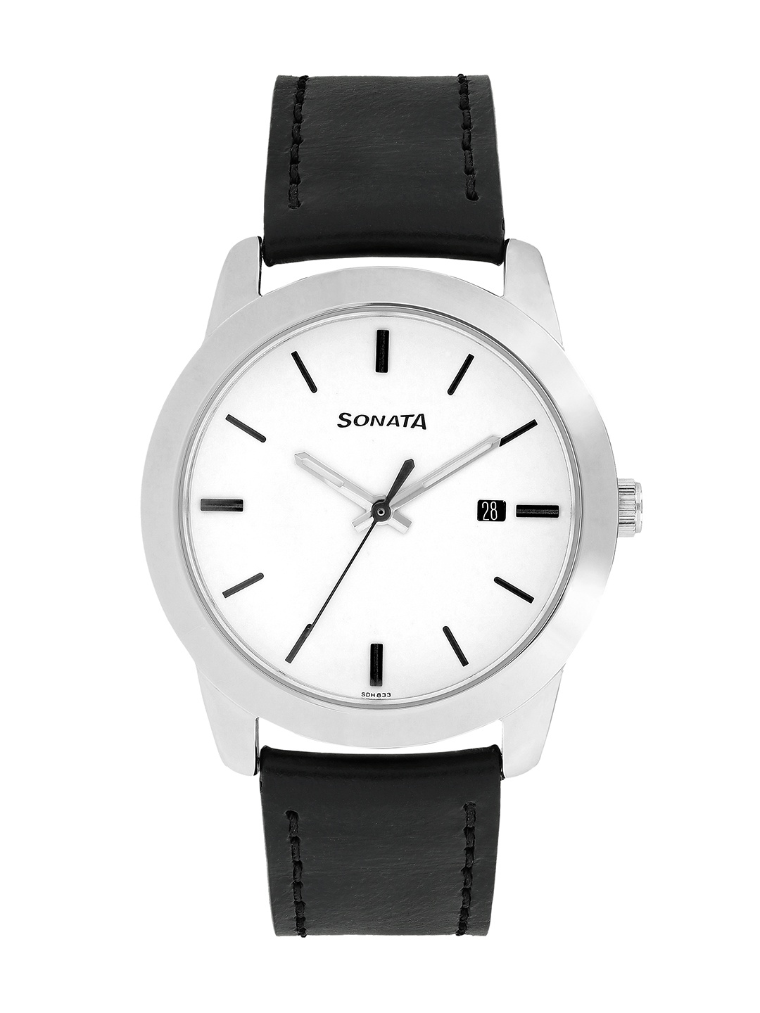 

Sonata Reloaded Men White Analogue watch 7924SL12