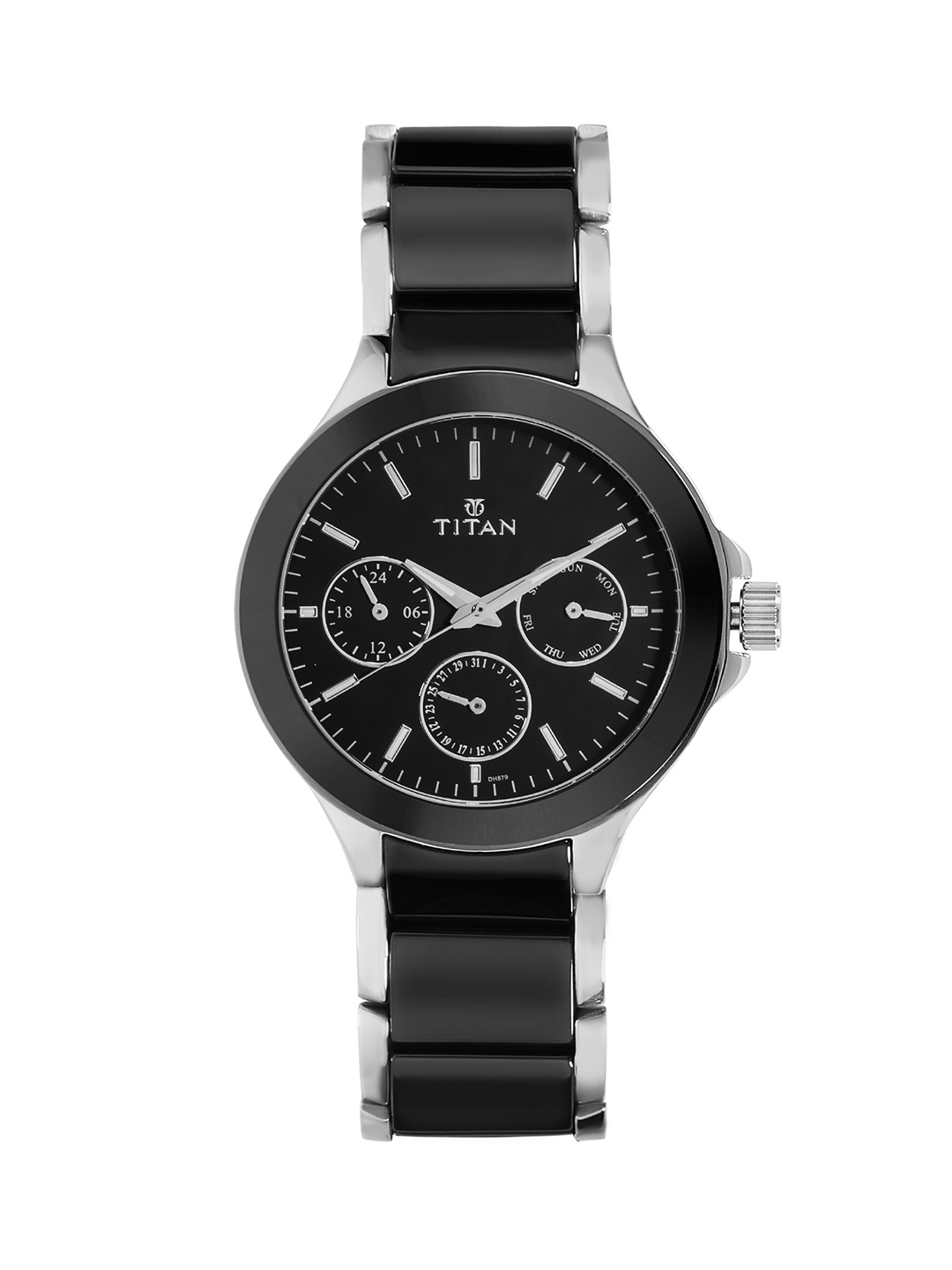 

Titan Ceramics Men Black Analogue watch NL90089KD01