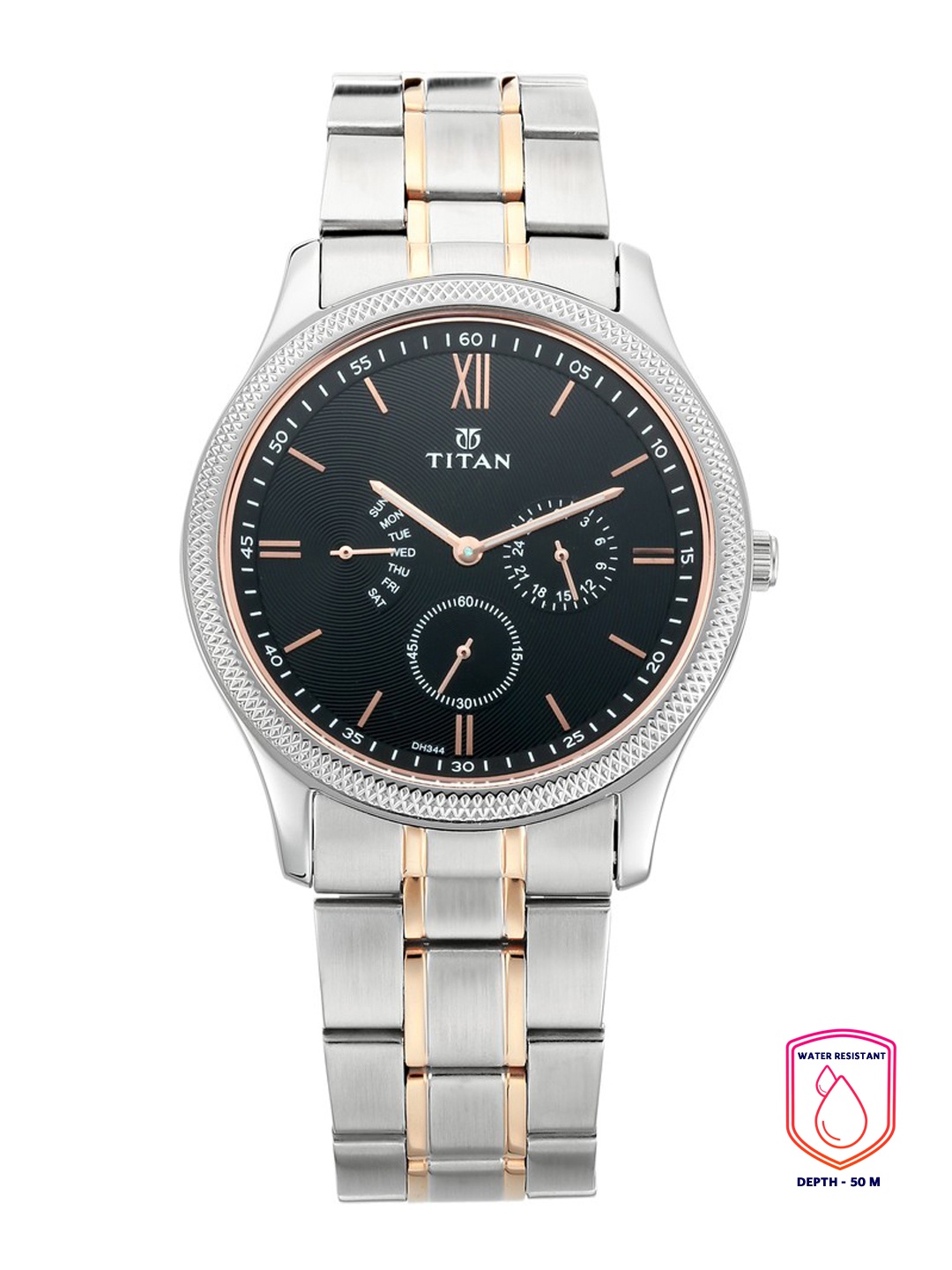 

Titan Classique Men Black Analogue watch NL1768KM01