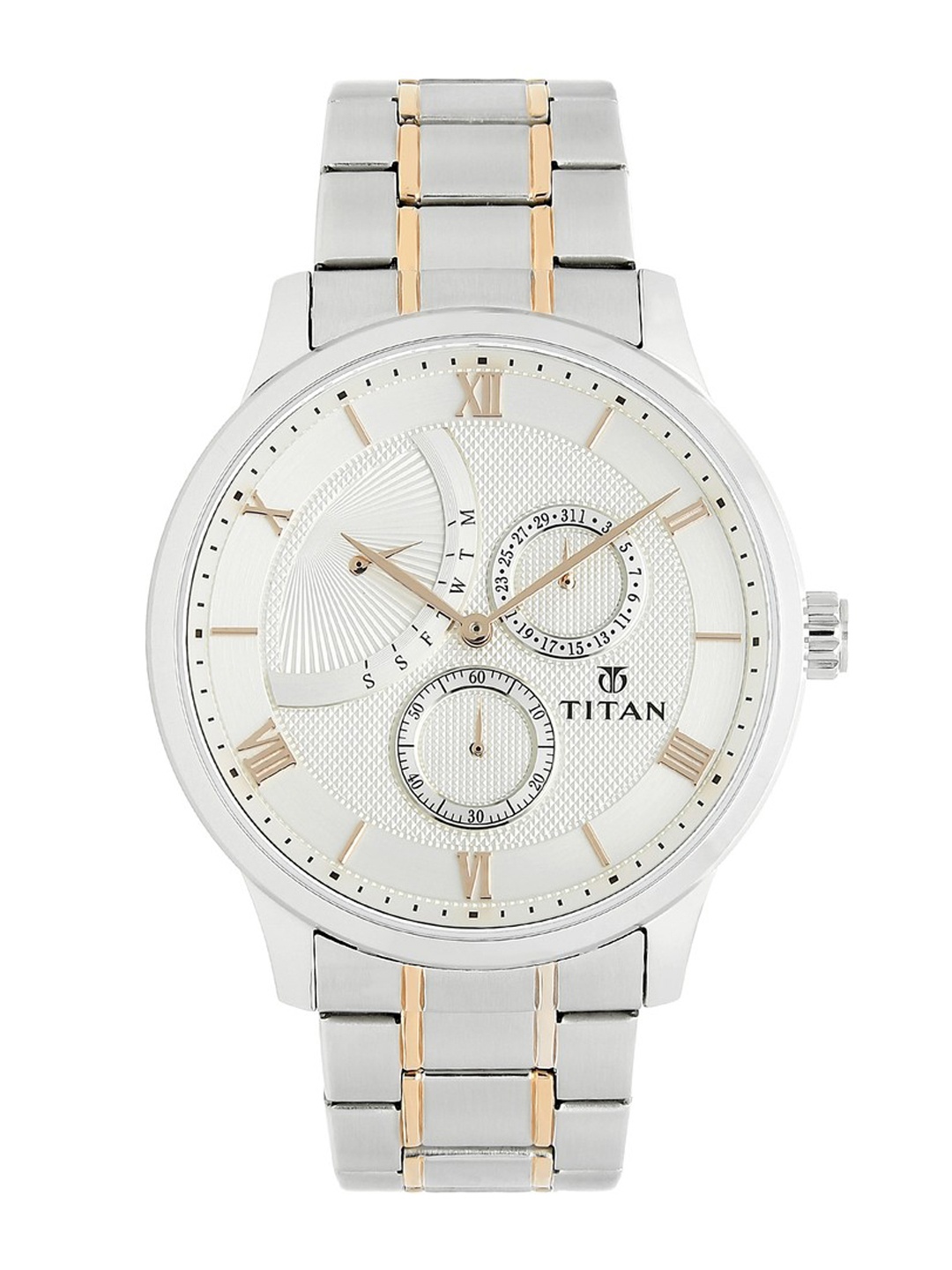 

Titan Classique Men White Analogue watch NL90101KM01