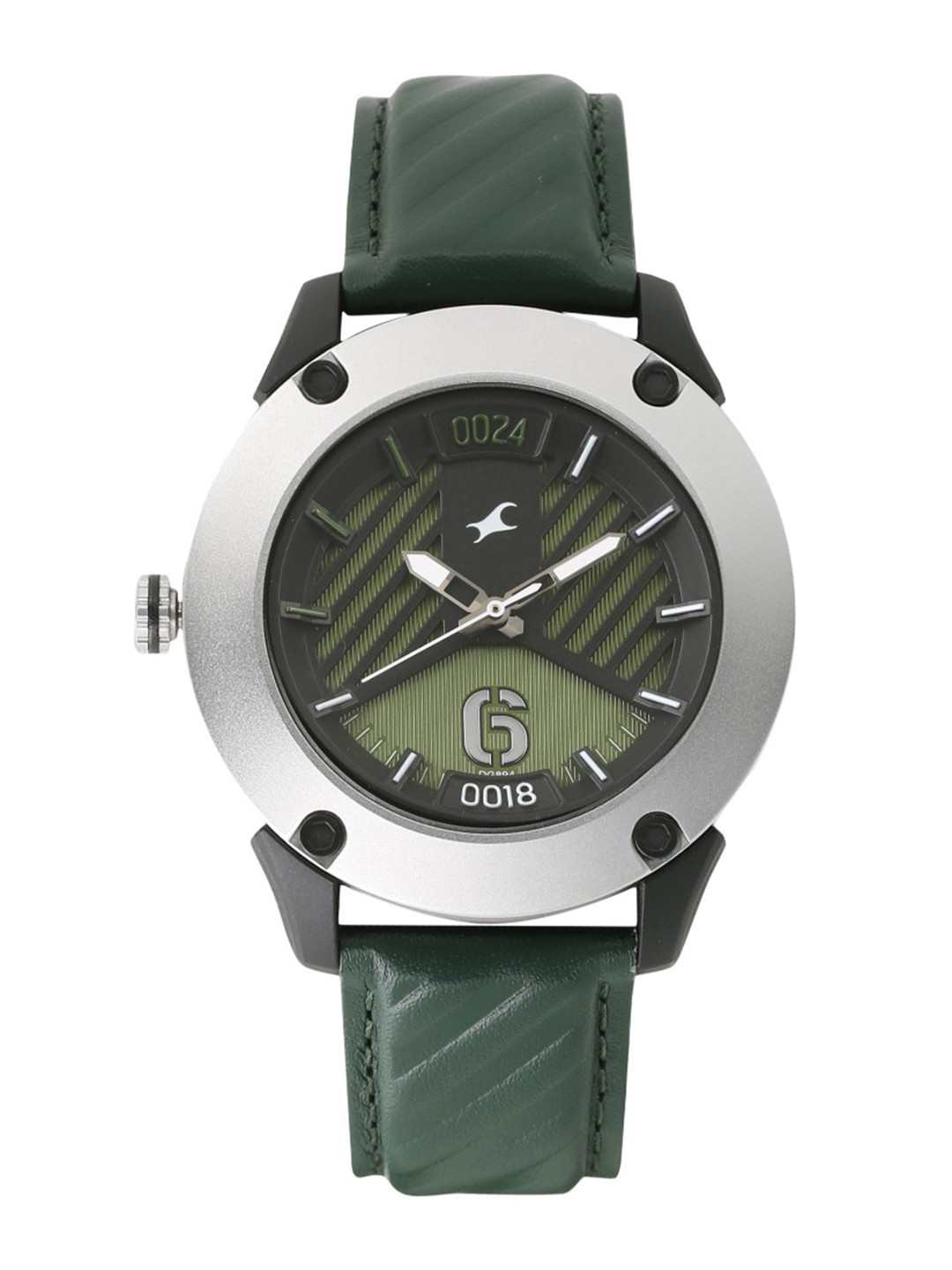 

Fastrack Men Green Analogue Watch 3170KL02