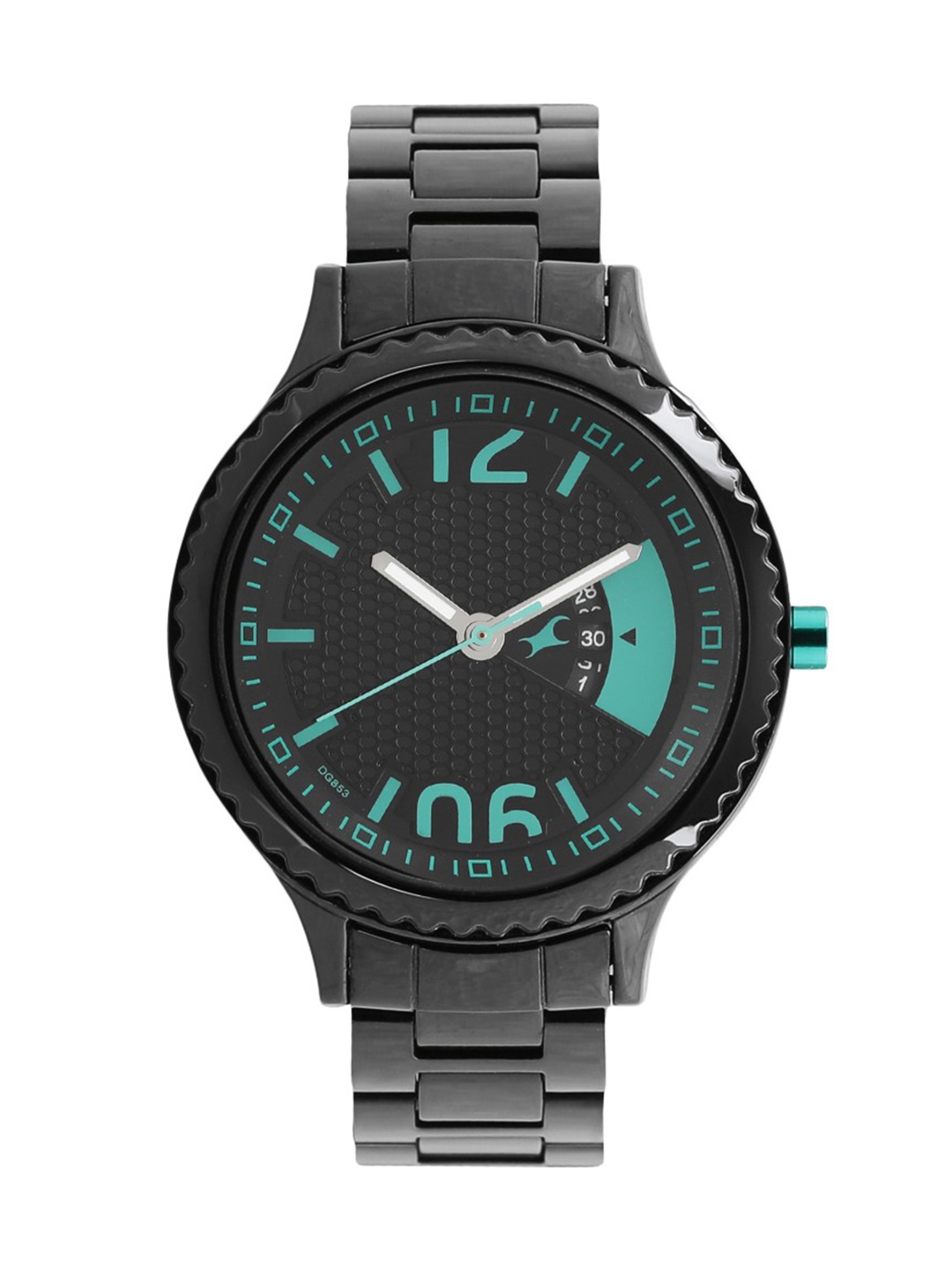 

Fastrack Women Black & Blue Analogue Watch 6168NM01