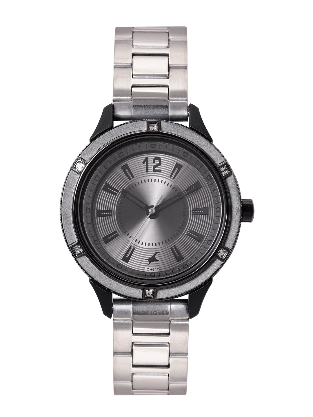 

Fastrack Women Stainless Steel Bracelet Style Analogue Watch NL6176KM15, Charcoal