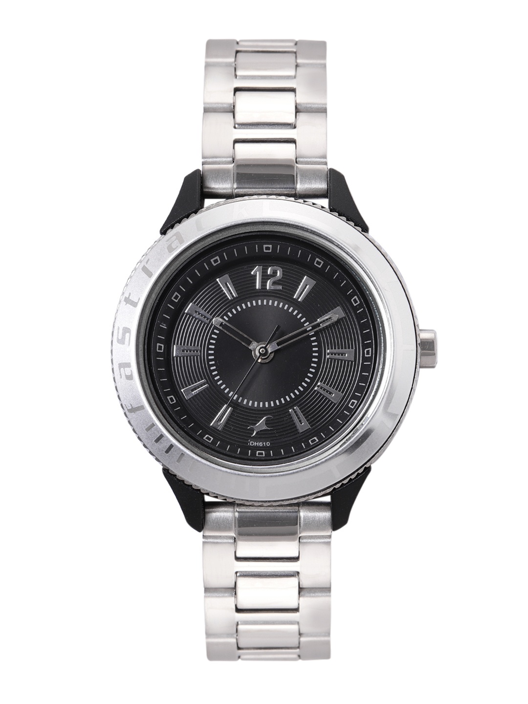 

Fastrack Women Stainless Steel Bracelet Style Analogue Watch NL6176KM21, Black