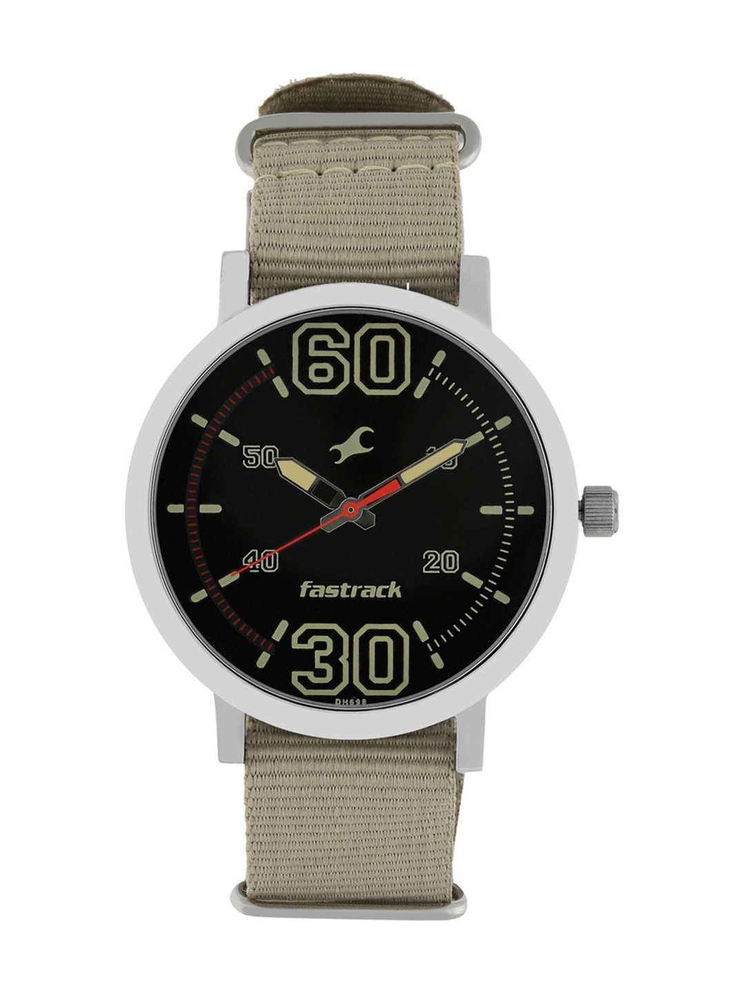 

Fastrack Men Black Analogue Watch 38052SP01