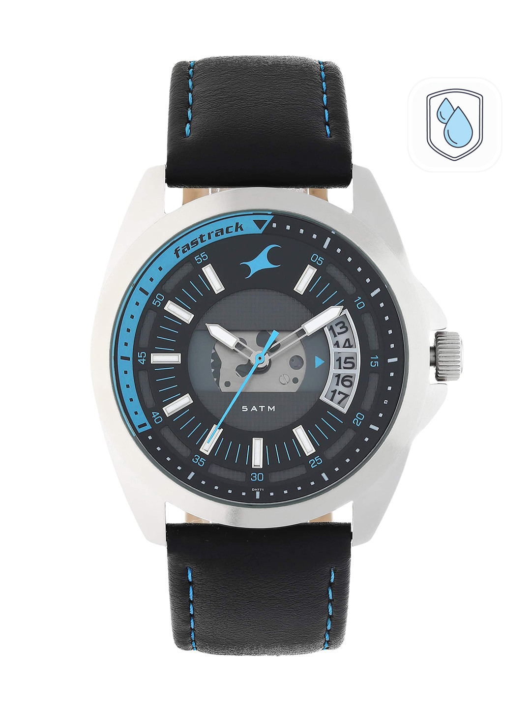 

Fastrack Men Black Analogue Watch 38049SL01