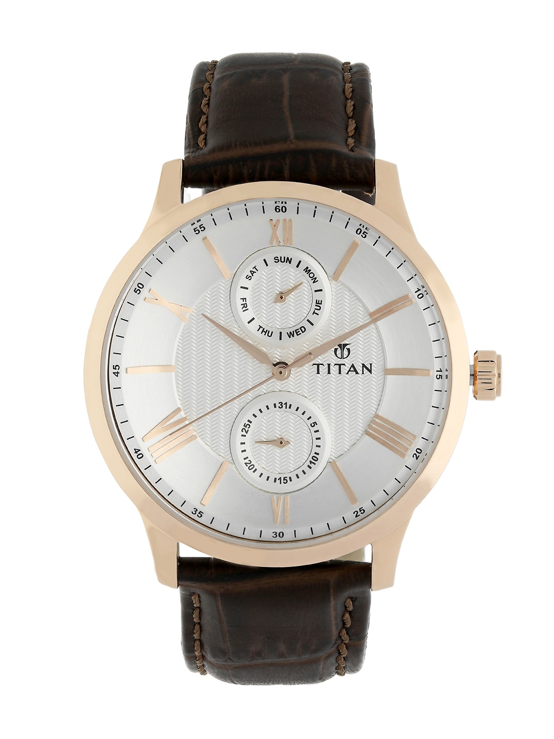 

Titan Men White Analogue Watch 90100WL01