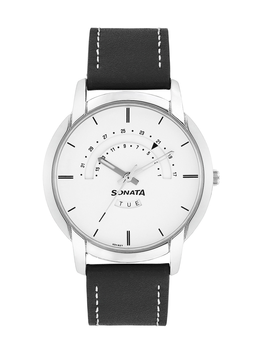 

Sonata Men White Analogue Watch 77031SL02