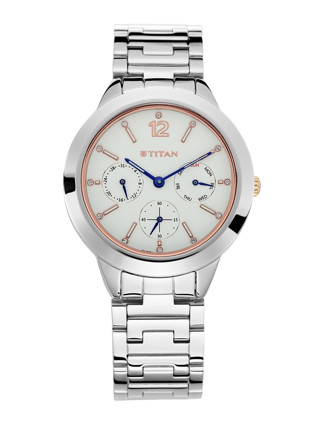 

Titan Workwear Women White Analogue watch NL2588KM01
