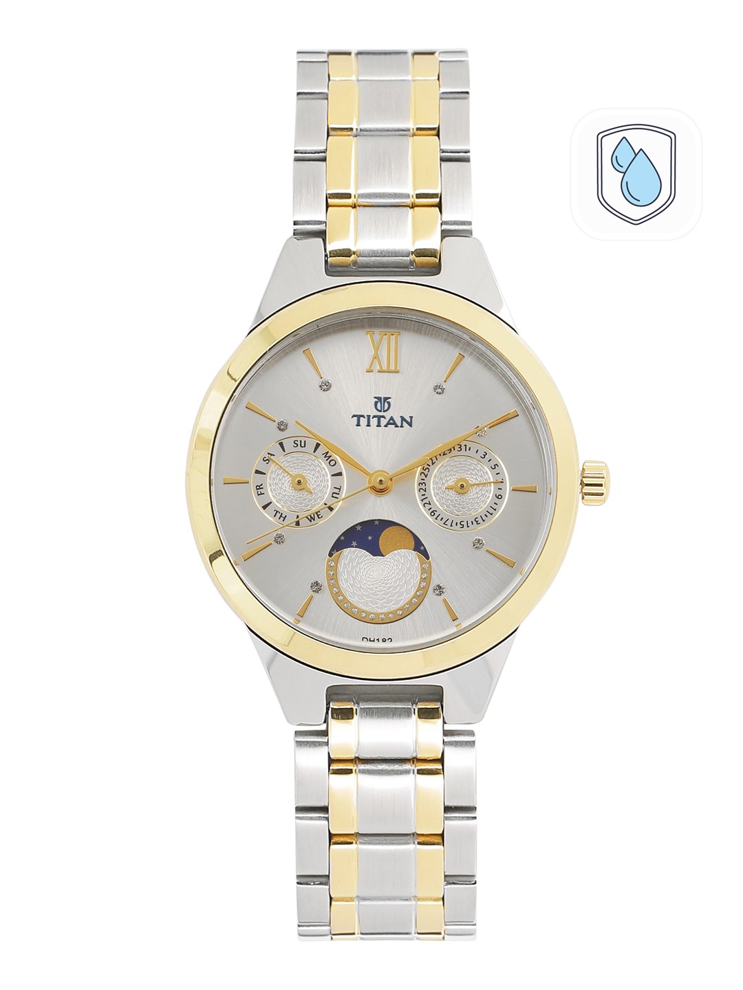 

Titan Workwear Women Silver Analogue watch NL2590BM01