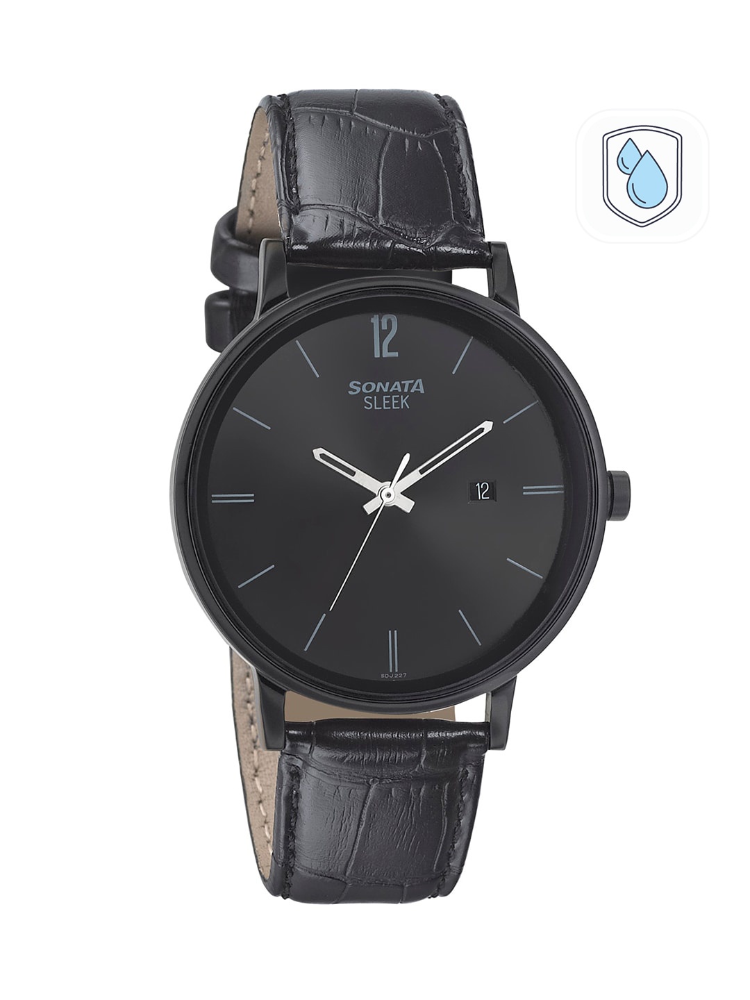 

Sonata Sleek Men Black Analogue watch 7131NL01
