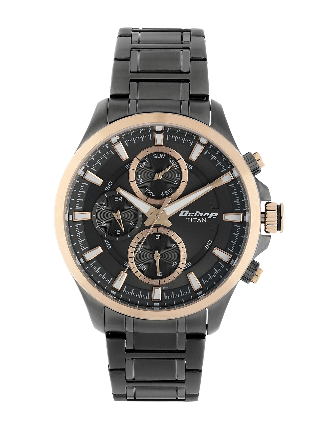 

Titan Men Black Analogue Watch 90104KM04