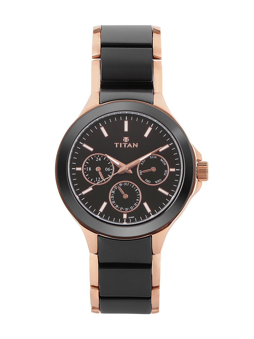 

Titan Ceramics Men Black Analogue watch NL90089KD02