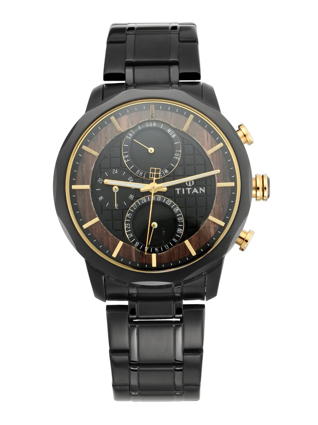 

Titan Grandmaster Men Black Analogue watch NL1789KM02