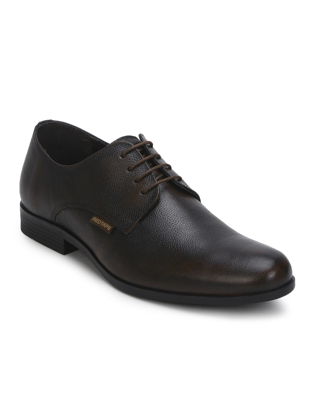 

Red Tape Men Coffee Brown Leather Formal Derbys