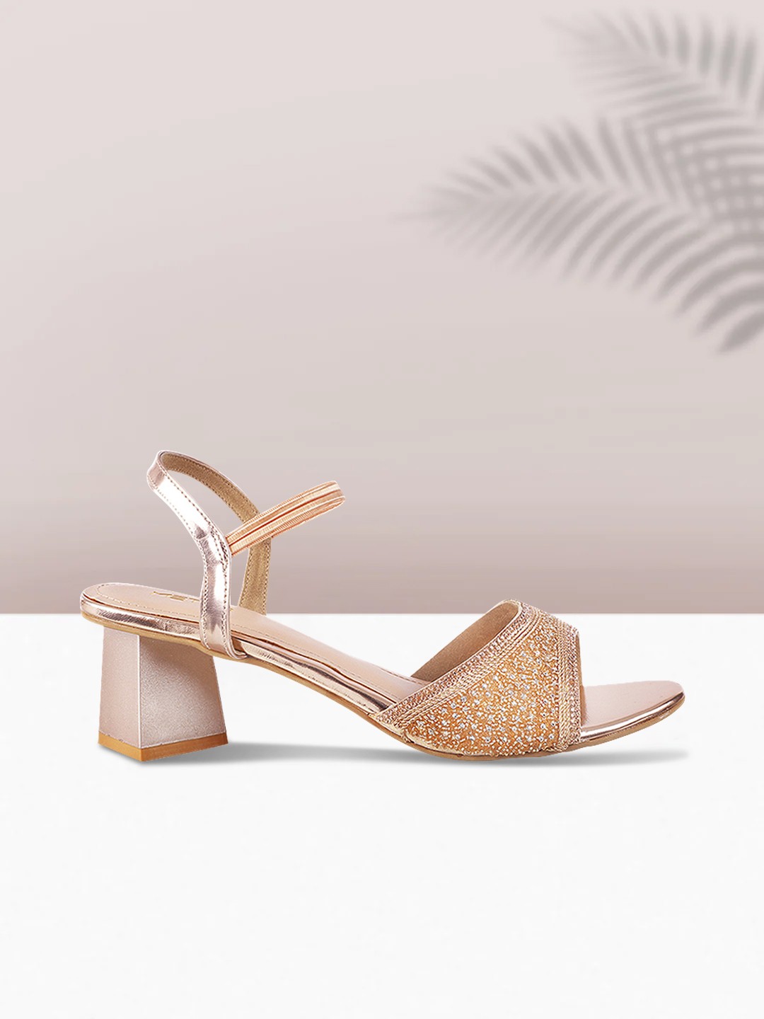 

Metro Women Gold-Toned Solid Sandals
