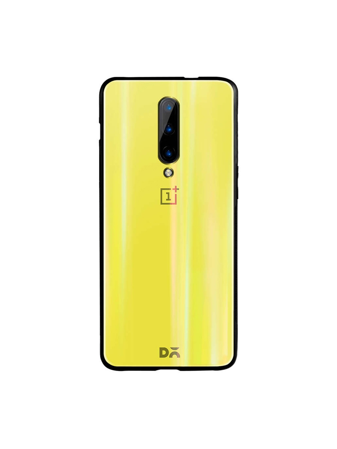 

DailyObjects Yellow OnePlus 7 Pro Holographic Glass Case Cover