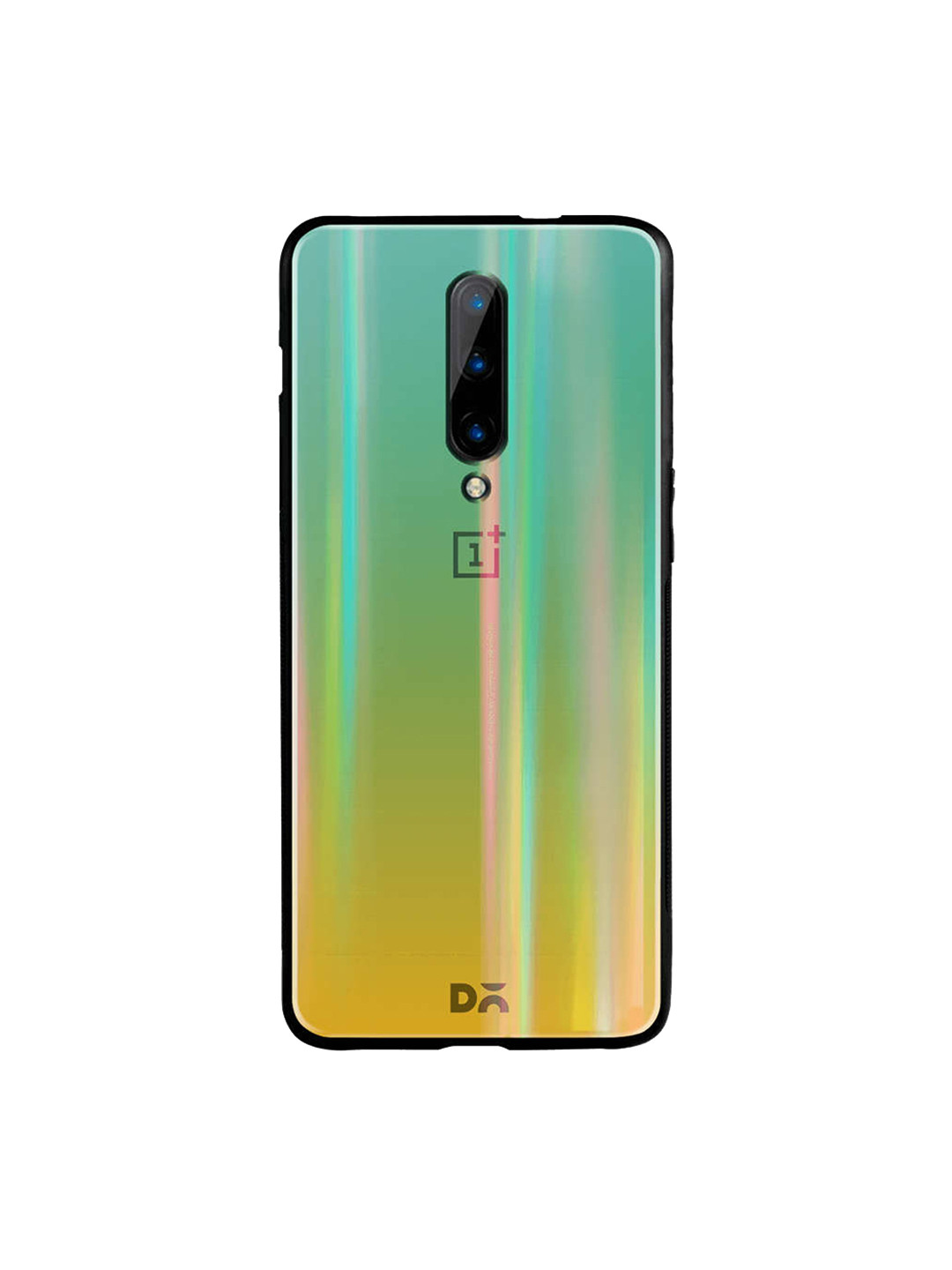 

DailyObjects Green & Yellow OnePlus 7 Pro Holographic Glass Case Cover