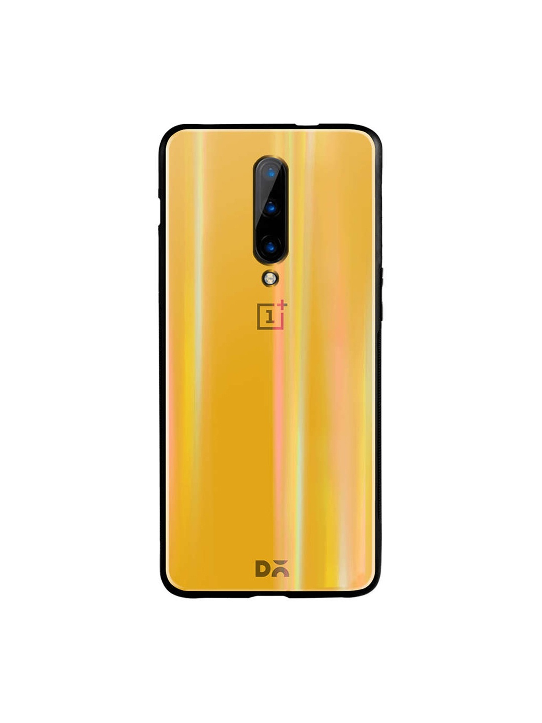 

DailyObjects Mustard Yellow OnePlus 7 Pro Holographic Glass Case Cover