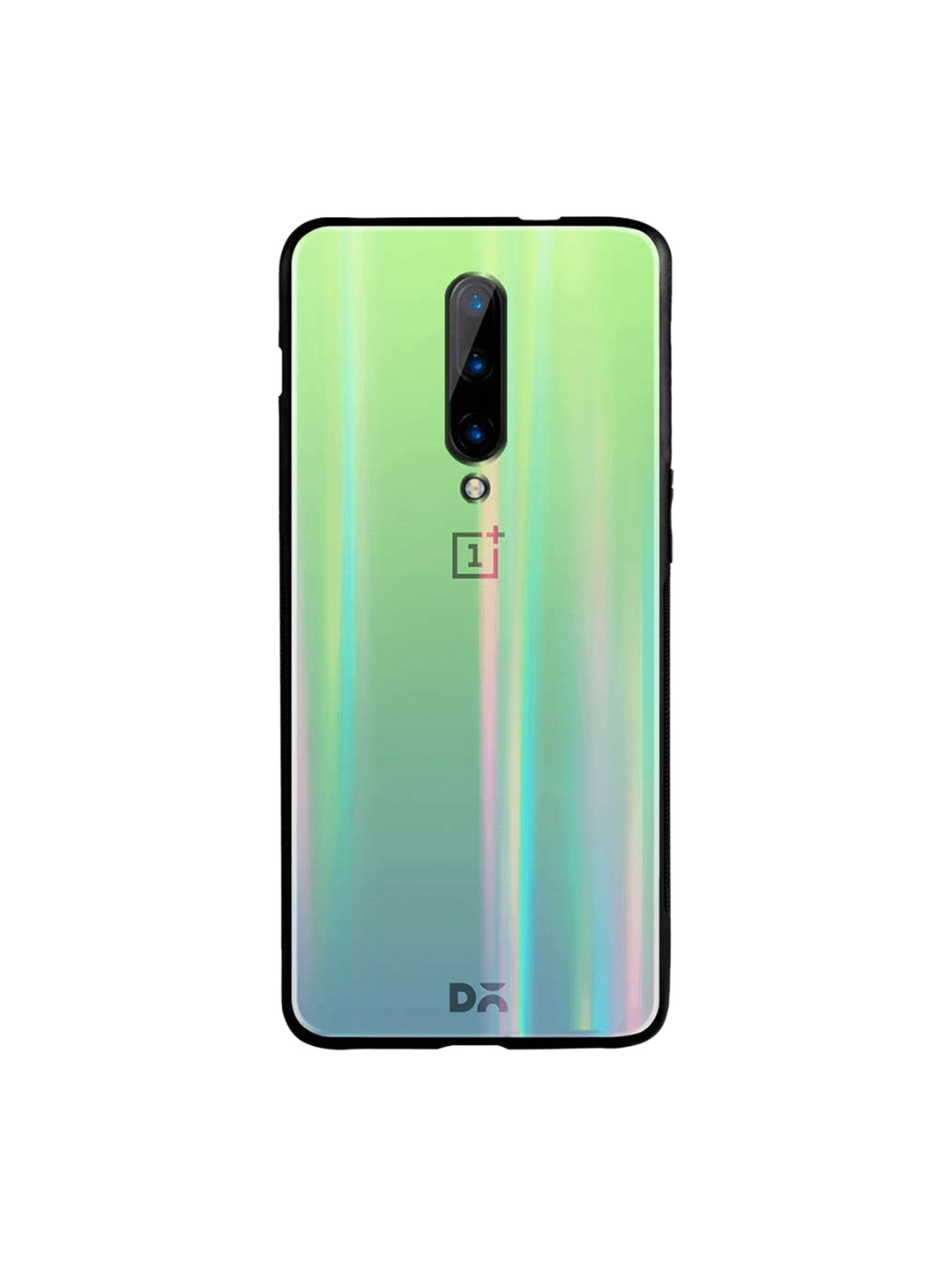 

DailyObjects Green OnePlus 7 Pro Holographic Glass Case Cover