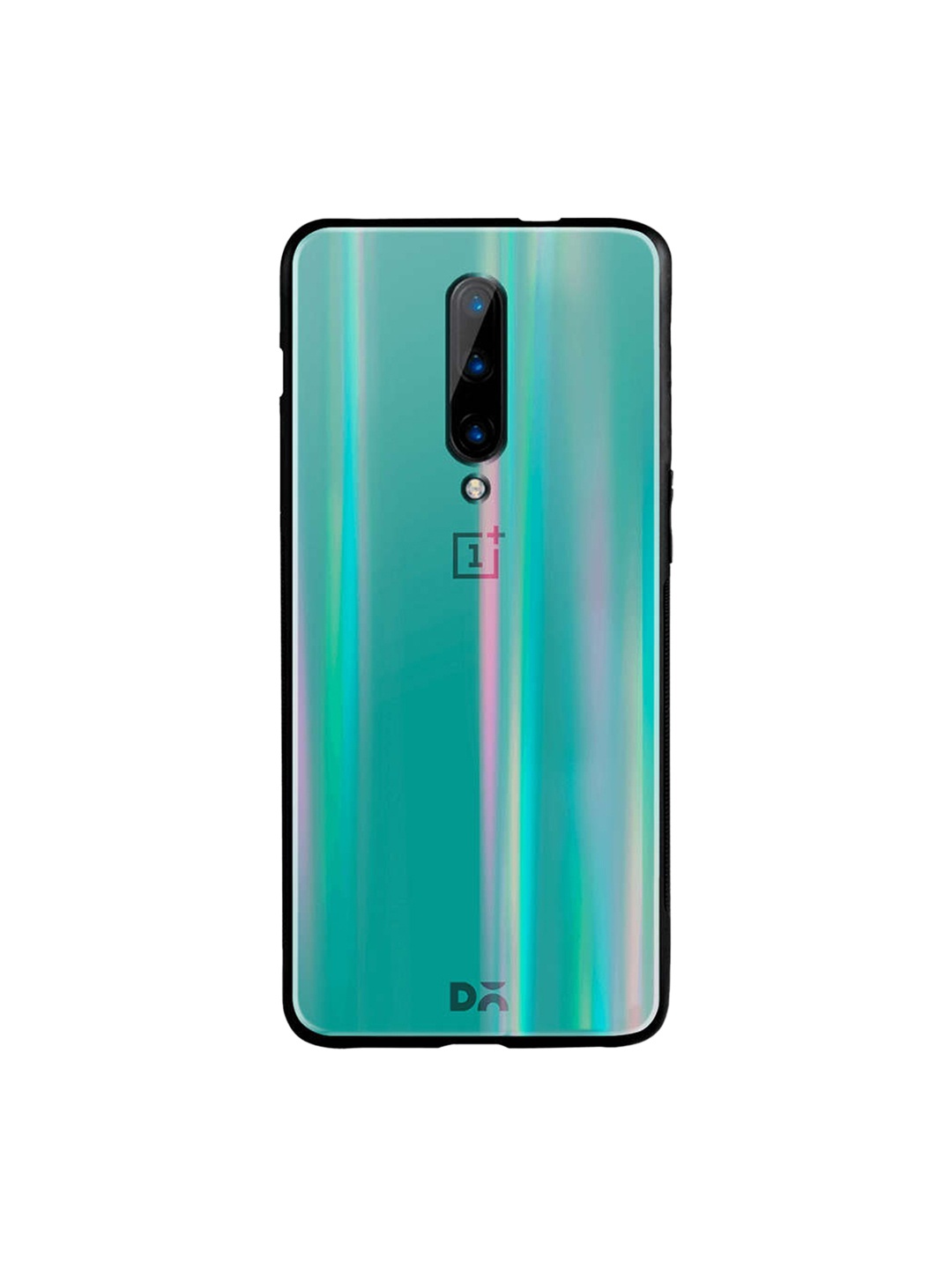 

DailyObjects Teal Blue OnePlus 7 Pro Holographic Glass Case Cover