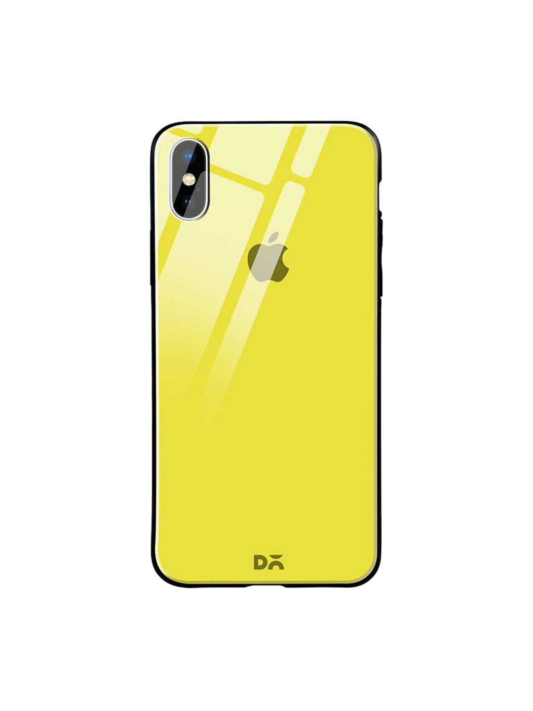 

DailyObjects Yellow iPhone XS Glass Case