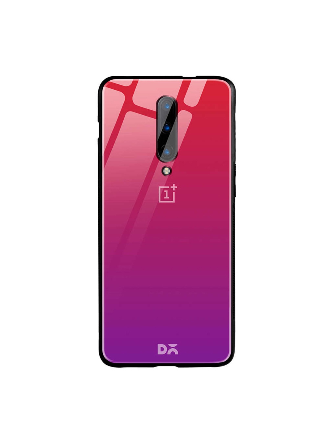 

DailyObjects Pink & Purple One Plus 7 Pro Glass Case Cover