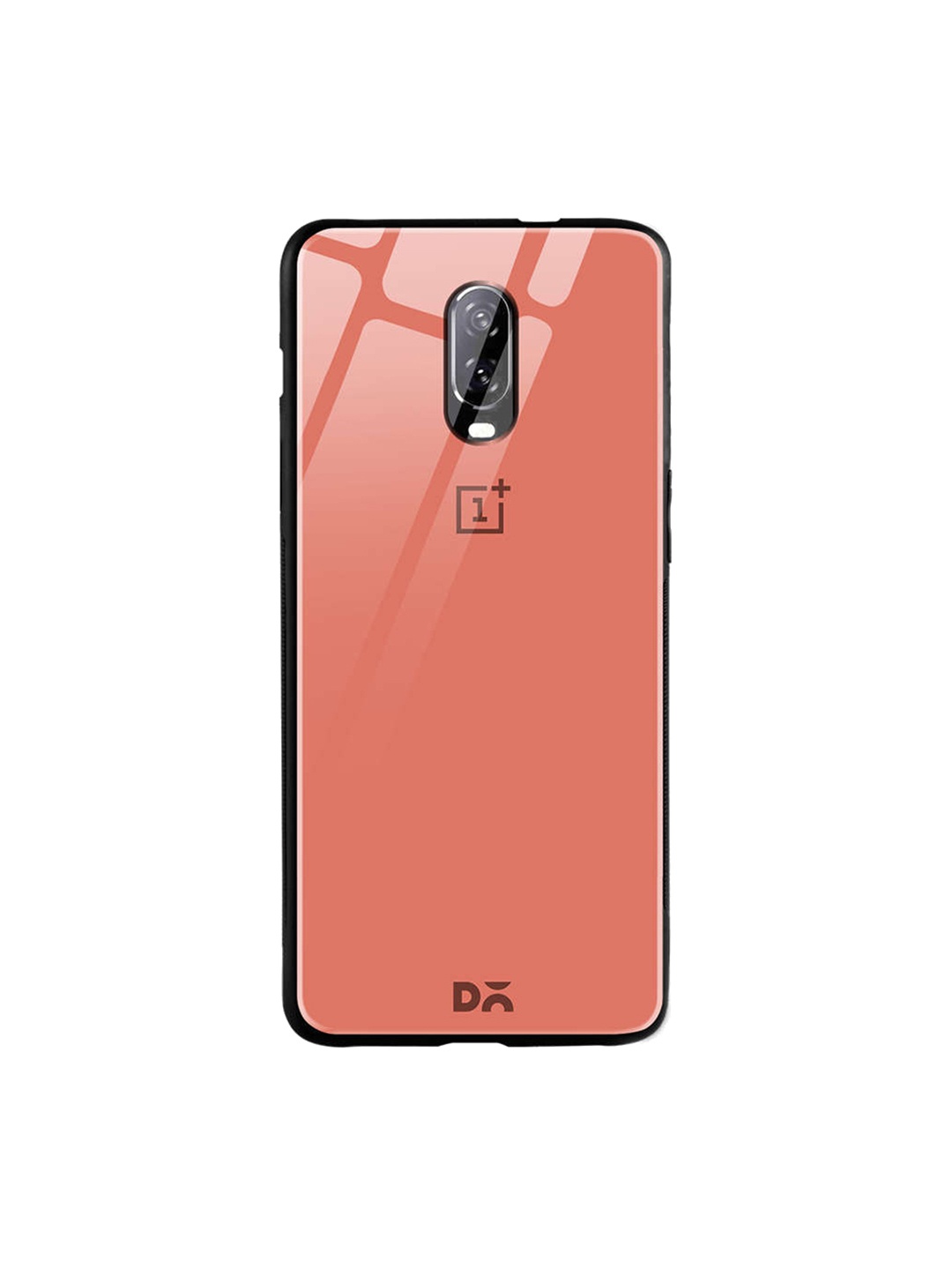 

DailyObjects Peach One Plus 6T Glass Case Cover