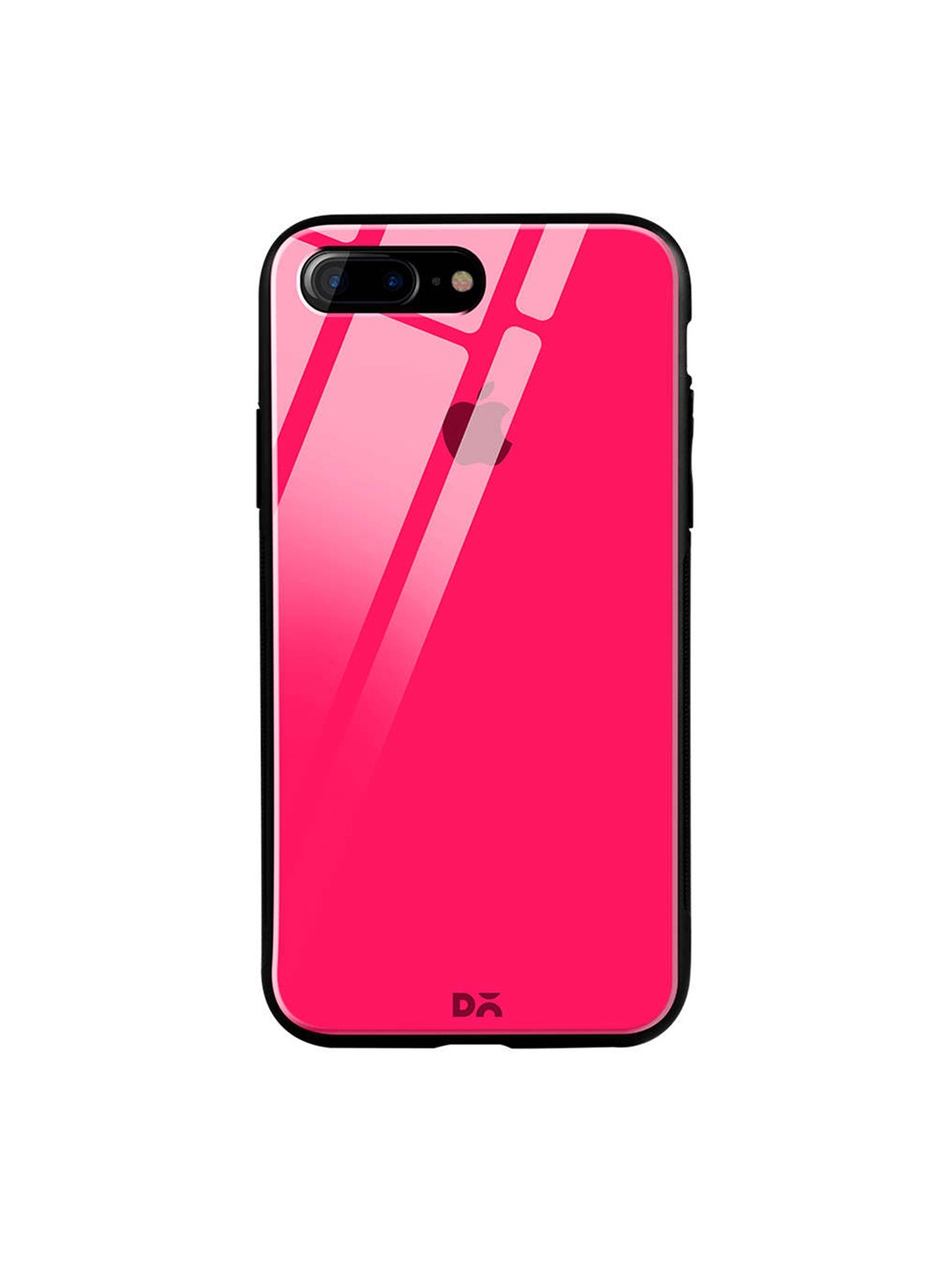 

DailyObjects Pink iPhone 8 Plus Glass Case Cover