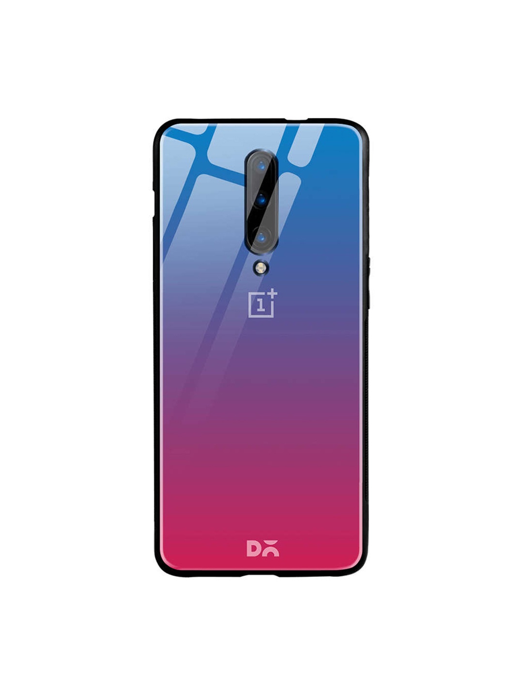 

DailyObjects Blue & Pink One Plus 7 Pro Glass Case Cover