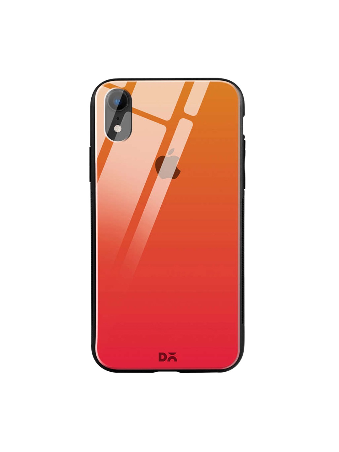 

DailyObjects Orange & Coral-Coloured iPhone XR Glass Case Cover