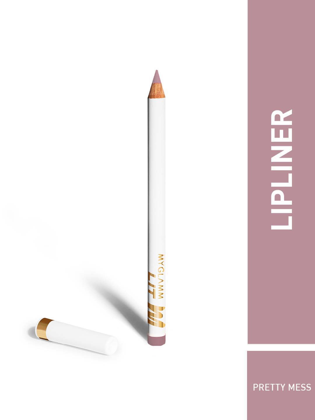 

MyGlamm LIT Matte Lipliner Pencil - Pretty Mess, Nude