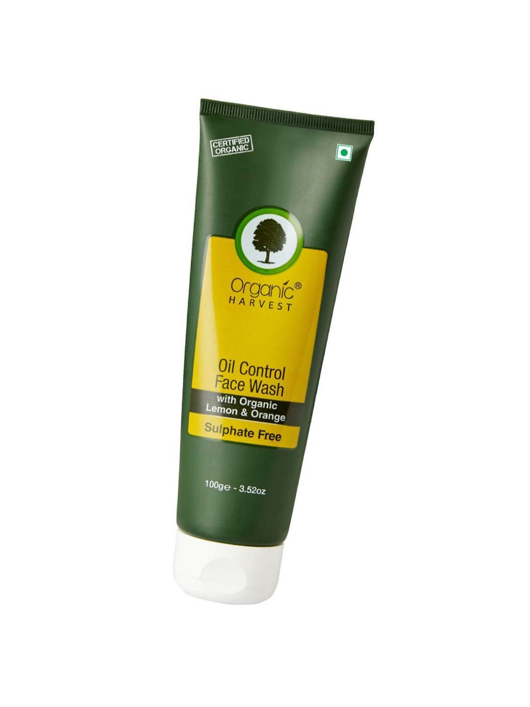 

Organic Harvest Unisex Sulphate Free Oil Control Face Wash 100g, Green