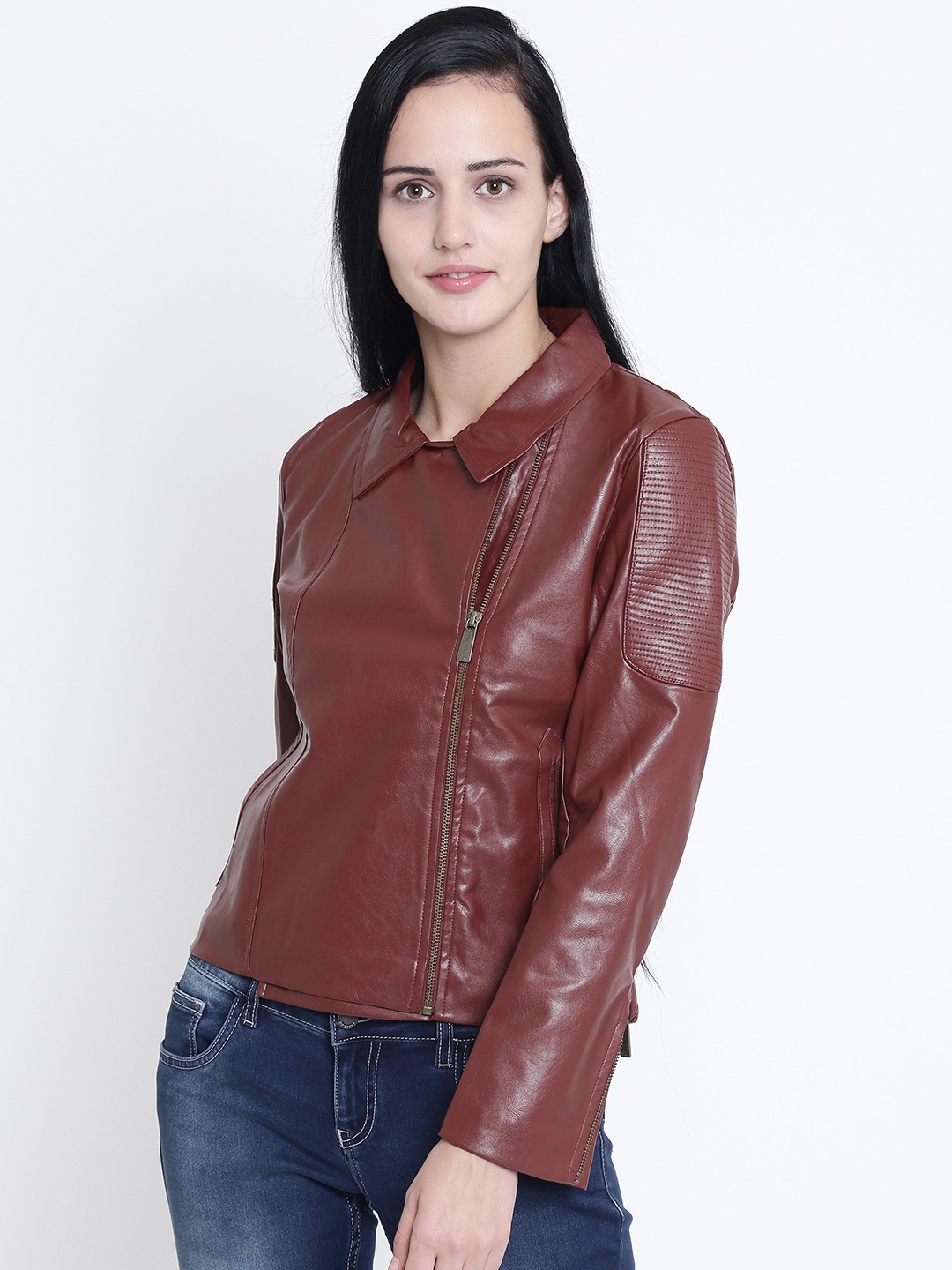 

Crimsoune Club Women Brown Solid Jacket