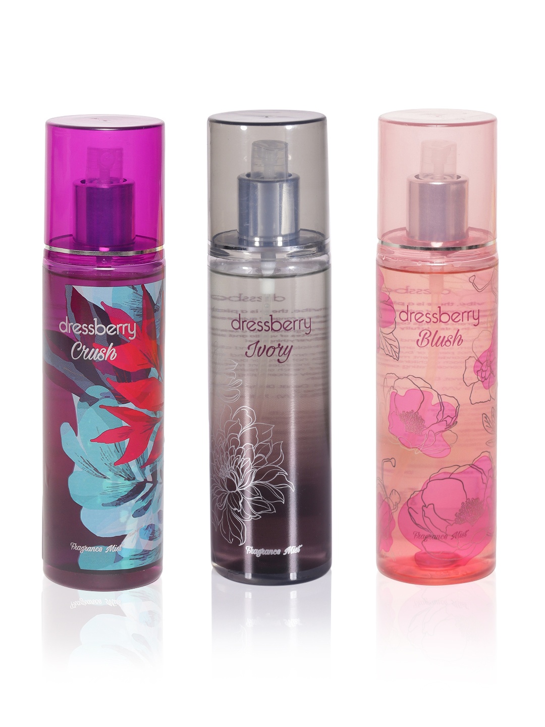 

DressBerry Set of 3 Body Mists, Grey