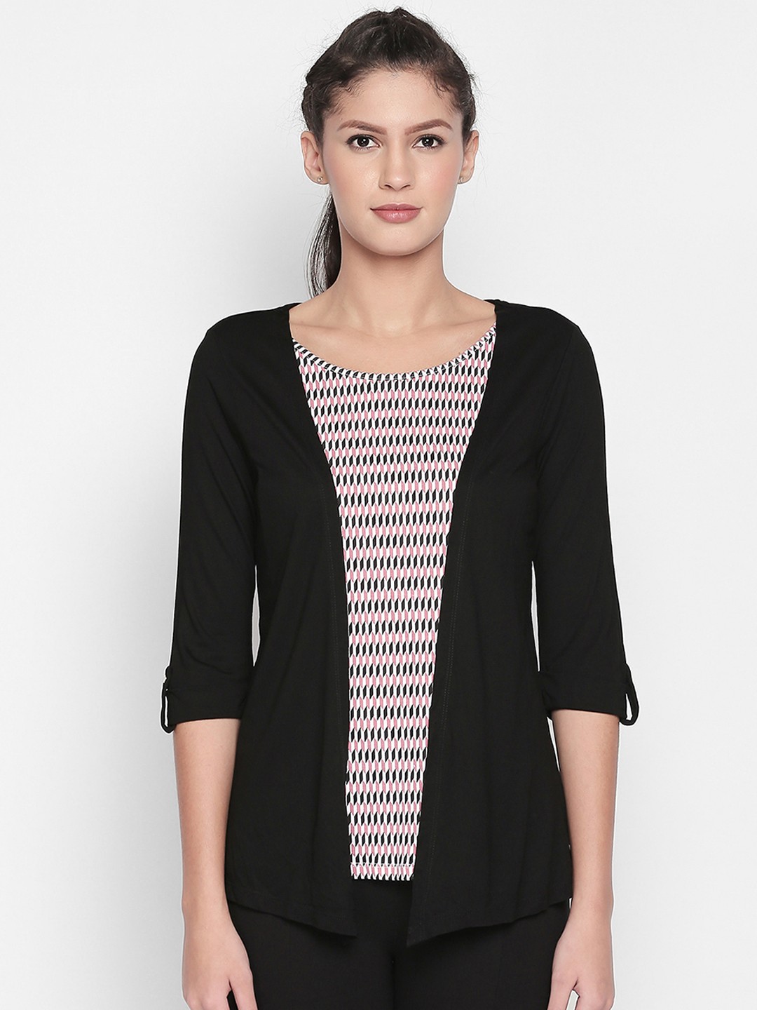 

Annabelle by Pantaloons Women Pink Printed Top
