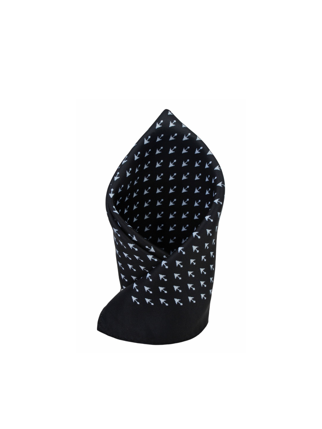 

Alvaro Castagnino Black & White Printed Pocket Square