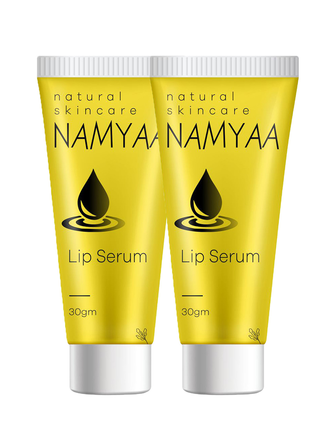 

Namyaa Set of 2 Natural Lip Serums for Skin Toning + Lightening + Moisturizing 30 g Each, Yellow