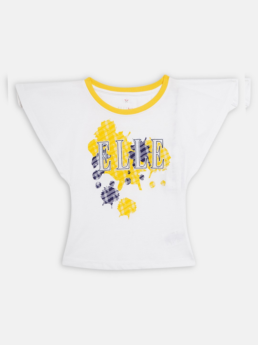 

ELLE Girls Off-White Printed Top