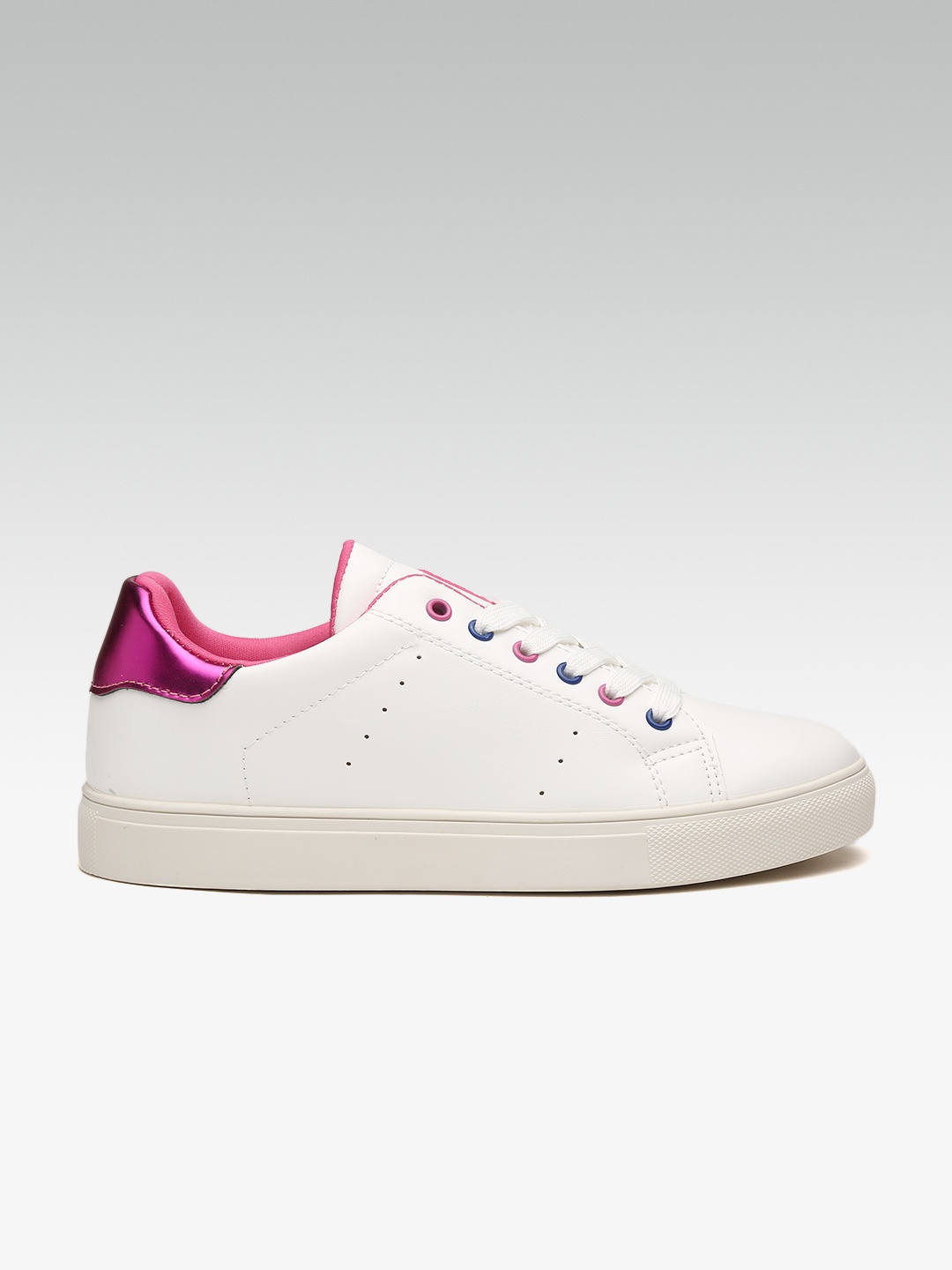 

ELLE Women White Solid Sneakers