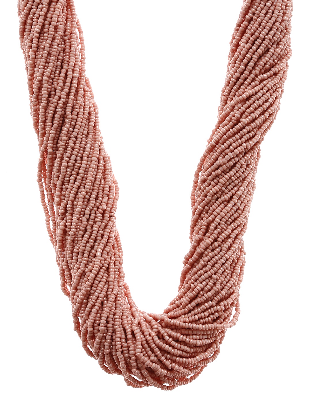 

Bamboo Tree Jewels Pink Metal Handcrafted Necklace