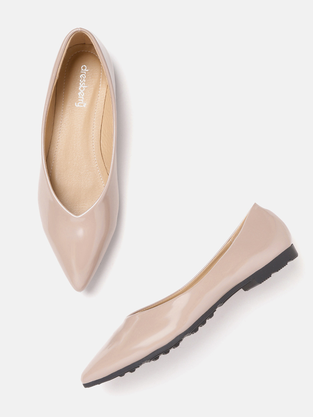 

DressBerry Women Dusty Pink Solid Ballerinas