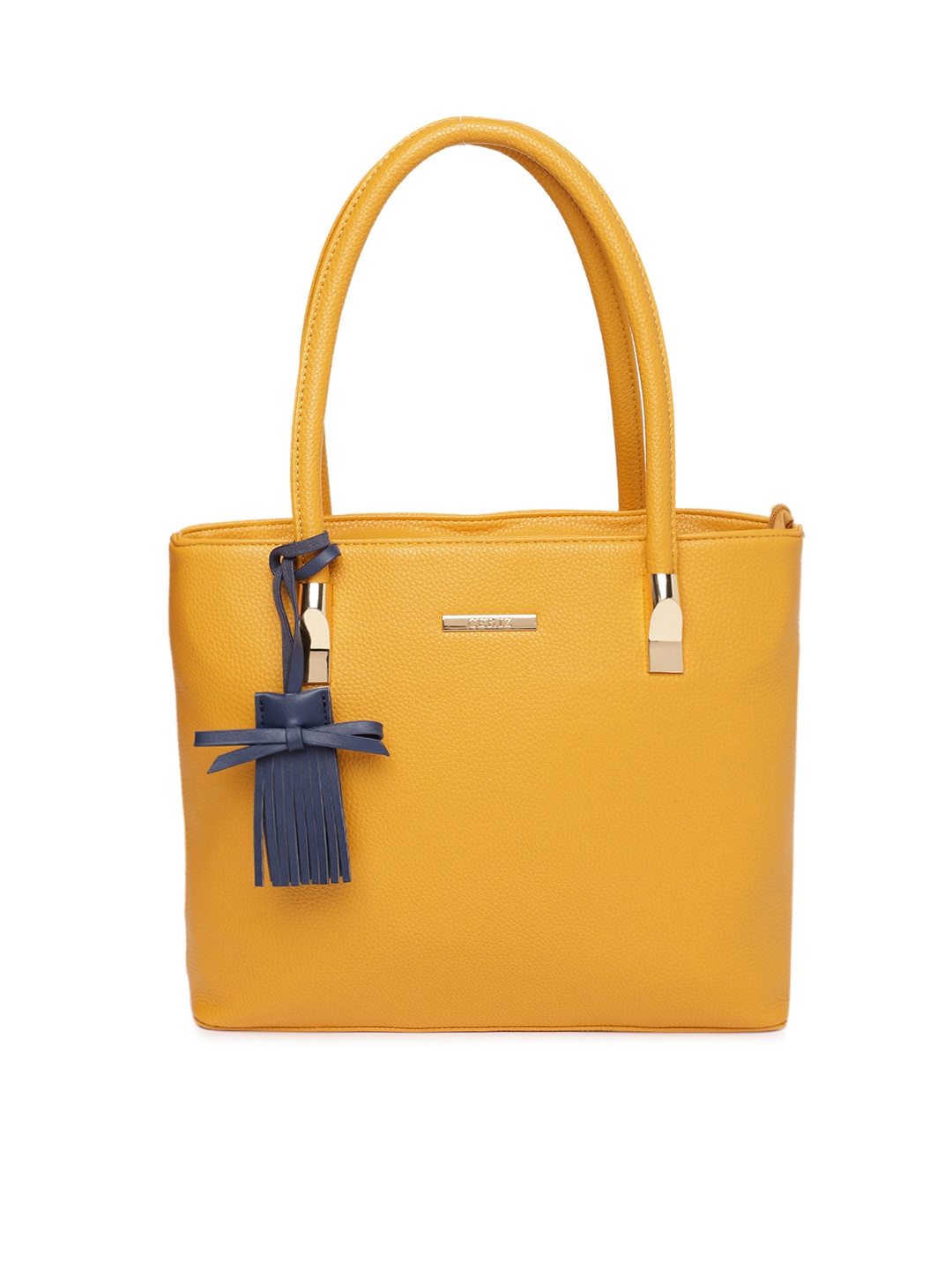 

CERIZ Yellow Solid Shoulder Bag