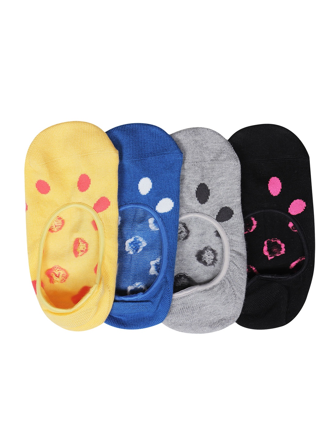 

Bonjour Women Pack of 4 Assorted Shoe Liners
