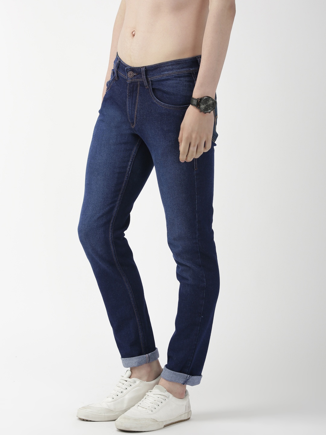 

Flying Machine Men Blue Jackson Skinny Fit Mid-Rise Clean Look Stretchable Jeans