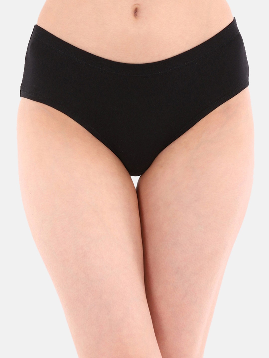 

Clovia Women Black Solid Hipster Briefs PN5000R13XL