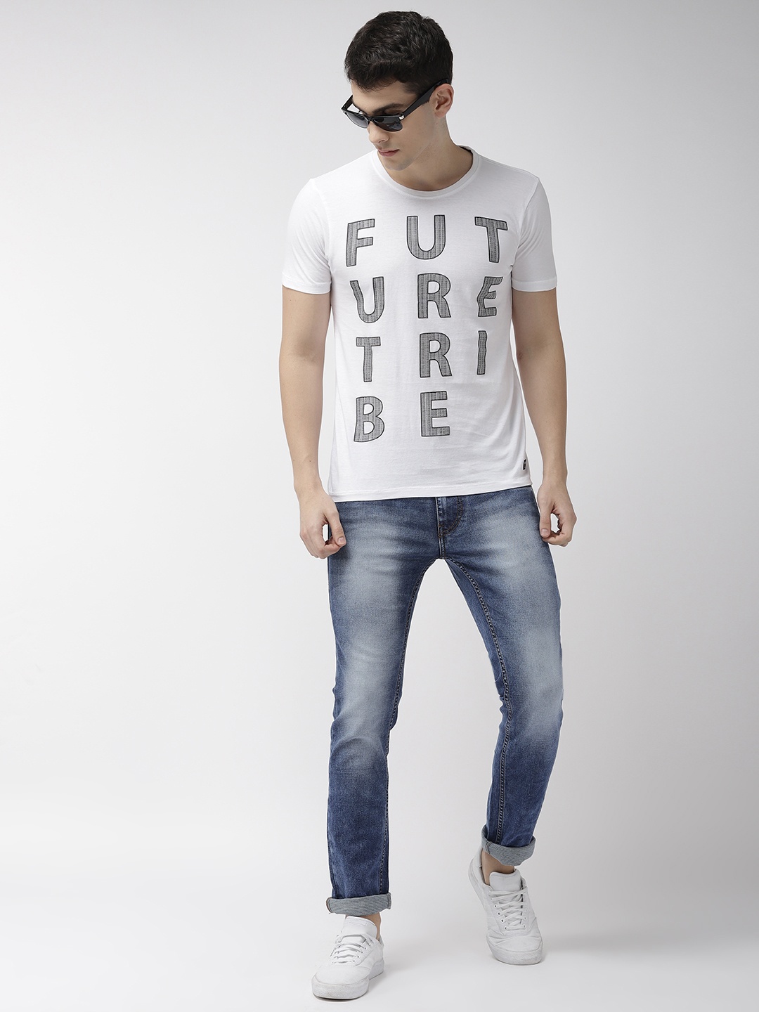 

Flying Machine Men Blue Skinny Jackson Fit Low-Rise Clean Look Stretchable Jeans